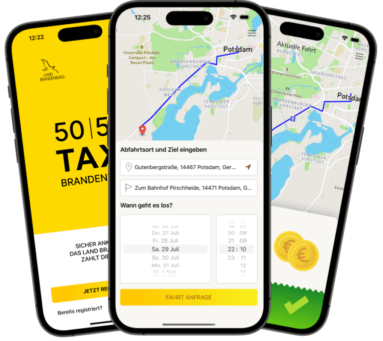 50/50 Taxi App Screenshots